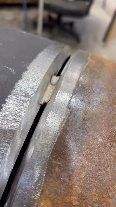 Step by Step View TIG Welding a 12” Pipe #shorts