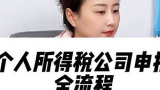 个人所得税申报流程，小规模或者一般人公司都需要申报！#会计实操 #会计 #个人所得税 #财务 #个税