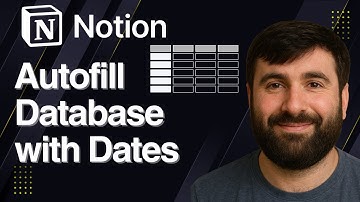 How to Autofill a Database with Dates in Notion | Quick Tutorial 2025