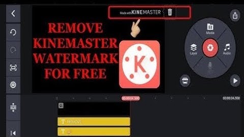 Kinemaster  NO watermark tutorial (tagalog)