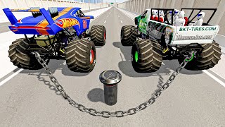 Monster Jam BIGFOOT Monster Trucks Crazy Racing and Crashes - BeamNG Drive Game