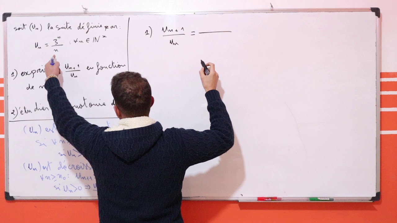 la monotonie d'une suite numérique EXE 02