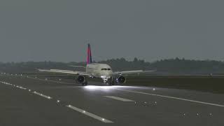 hydroplaning plane