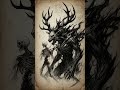 The Wendigo #Wendigo #HungerEternal #CryptidHunter #NativeAmericanFolklore #DarkFolklore