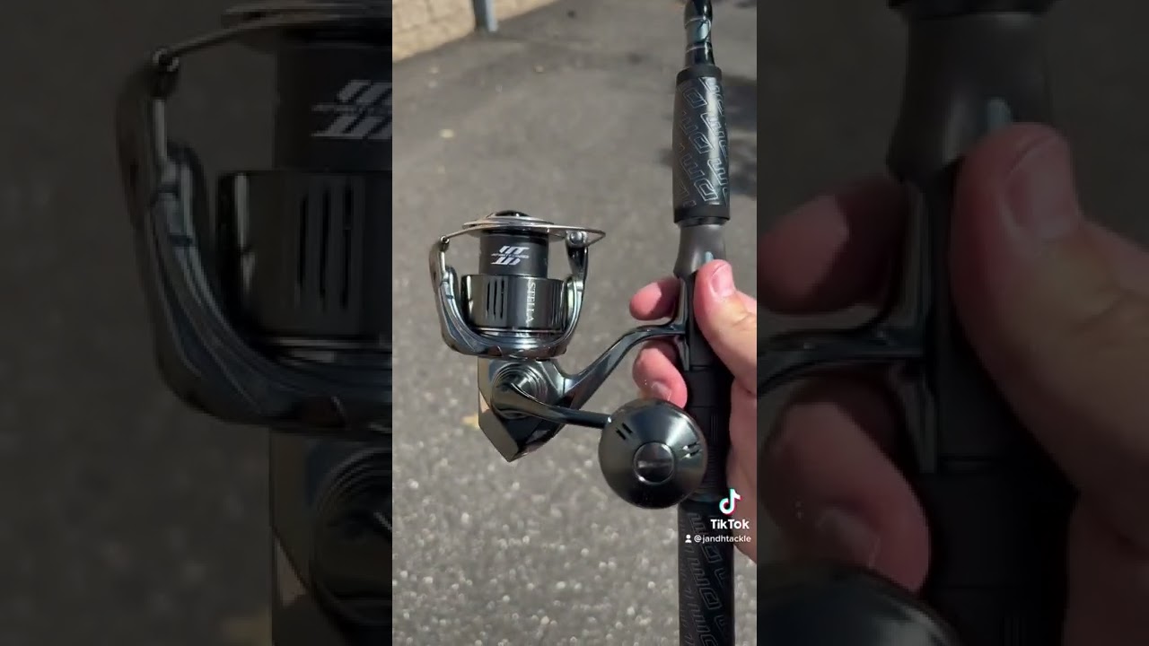 Shimano Stella FK 5000 Spinning Reels! Pairs with a Dark Matter Psychedelic  Inshore Spinning Rod! 