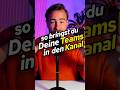 Chatten an Dokumenten einfacher bekommst du dein Team nicht in den Kanal #Teams #Shorts