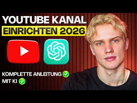 How to create and set up a YouTube channel with AI in 2026 (Simple tutorial)