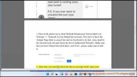 Fix ManyChat Messenger Ref URL issue
