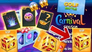 GOLF BATTLE OPENING 3 VIP BAGS AND 100k GAMEPLAY incredible WEEKLY RESULTS FOR VIP BAG OPPORTUNITY