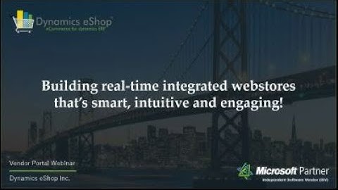 Dynamics eShop Demo Video | eCommerce for Microsoft Dynamics 365