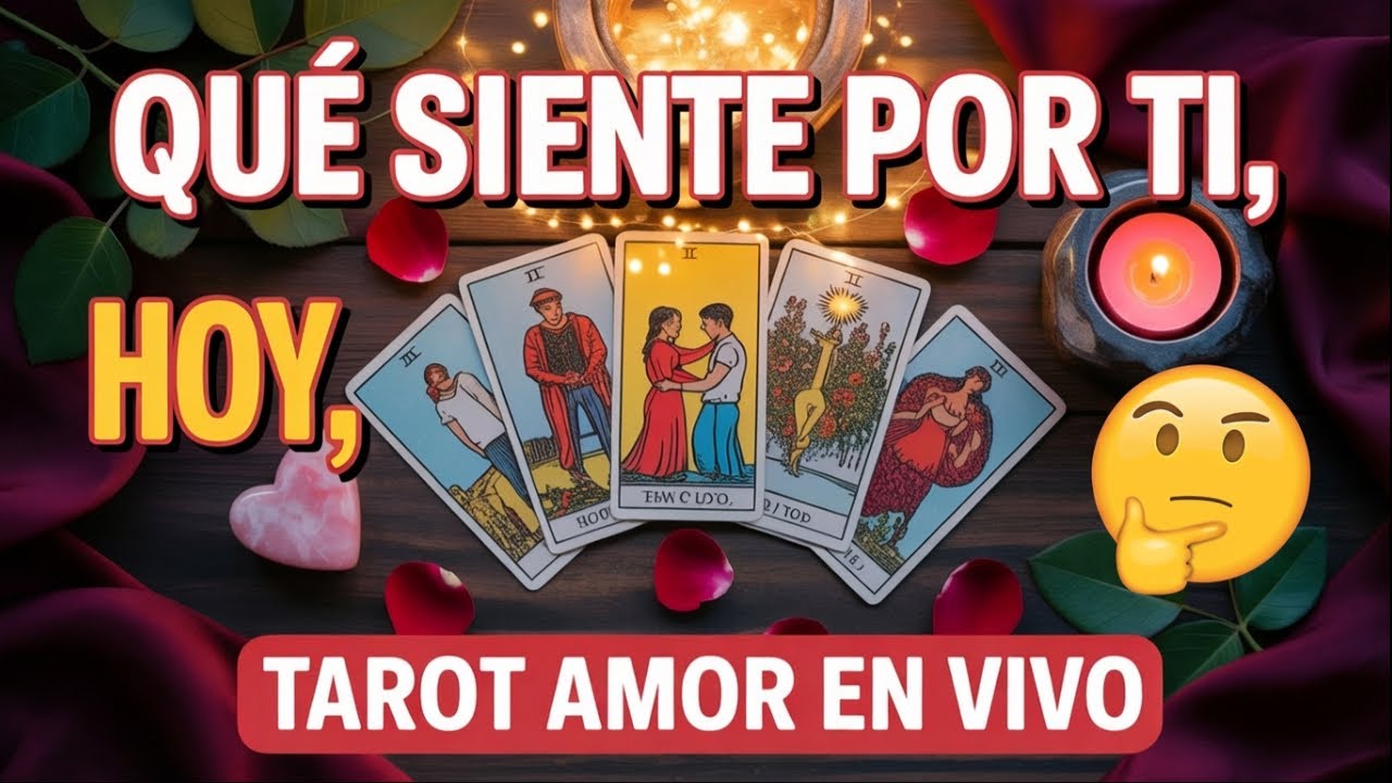 💕 QUÉ SIENTE POR MÍ HOY - Tarot del AMOR GRATIS en VIVO 💕| Umbra JK ...