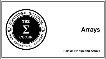 Arrays Part 3