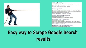 Scrap Data From Google Search result page | PromXPo
