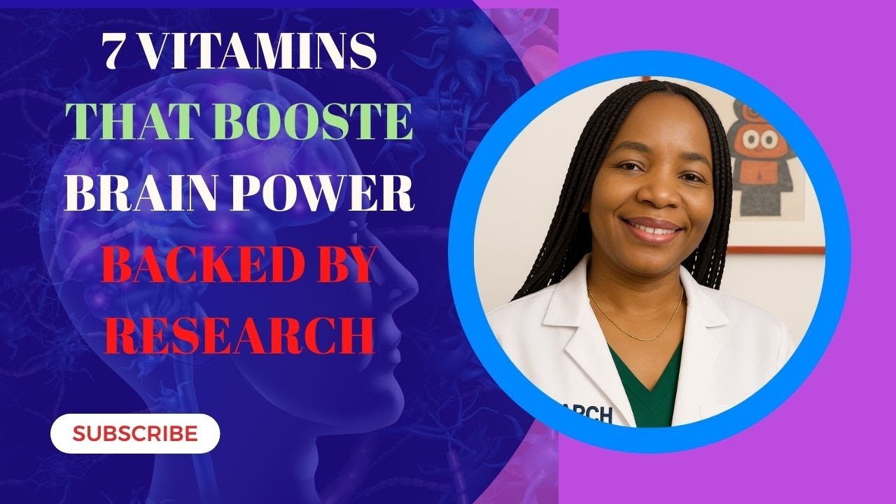 7 vitamins that boost brain power and memory backed by Reseach - YouTube