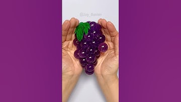 포도 말랑이 만들기🍇 Grape Squishy DIY with Nano Tape! #실리콘 테이프🤣