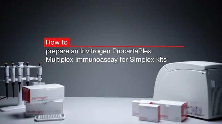 How to prepare an Invitrogen™ ProcartaPlex™ Multiplex Immunoassay for Simplex kits