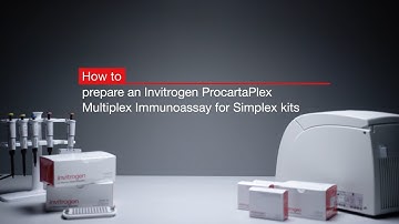 How to prepare an Invitrogen™ ProcartaPlex™ Multiplex Immunoassay for Simplex kits
