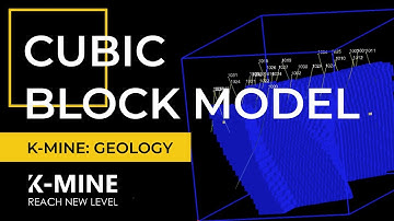K-MINE. Geology: Cubic Block Model