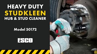 HD Stud Kleen – Impact-driven hub/stud/wheel cleaner for medium and heavy-duty trucks [Model 50172] by Equipment Supply Company 2,734 views 3 years ago 1 minute, 36 seconds