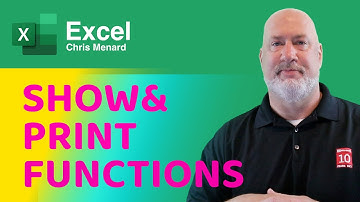 Excel - Show, Highlight, and Print Formulas - Excel Essential Training