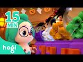 Learn Colors with Halloween Candies | 15min | Halloween Songs for Kids | Pinkfong Hogi