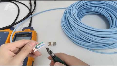 AIPU FLUKE Test of Cat6a Cable Shielded