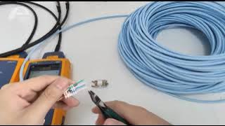 AIPU FLUKE Test of Cat6a Cable Shielded