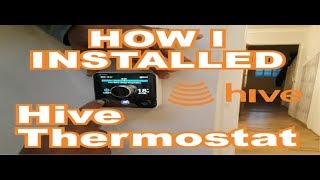 Hive active heating combi boiler install - YouTube