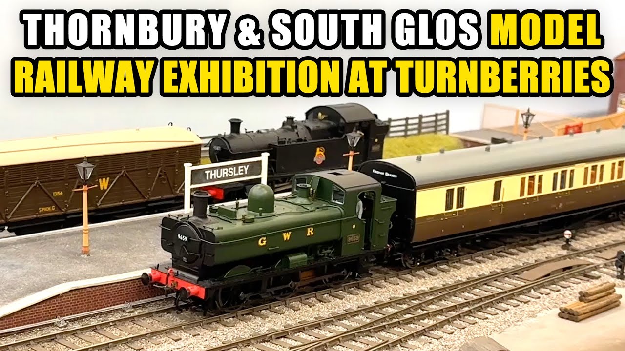 ВСЕ МАКЕТЫ ЖЕЛЕЗНЫХ ДОРОГ на выставке модельных железных дорог TURNBERRIES в Торнбери и Саут-Глос...