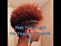How To: Flat Twist-Out on Tapered Natural Hair
