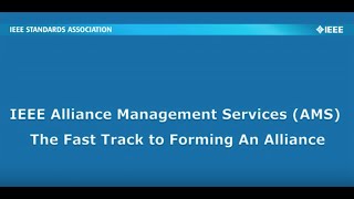 IEEE Alliance Management Services Overview
