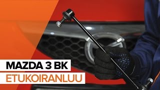 Come cambiare Biellette Barra Stabilizzatrice posteriore e anteriore Mazda 5 cr19 - video tutorial