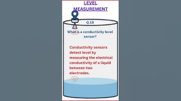 #What is a conductivity level sensor #level measurement, #industrial automation, #process control #