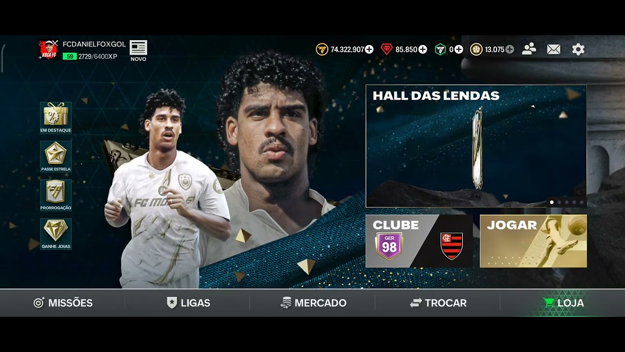 Estou tentando fazer o meu melhor no FC mobile