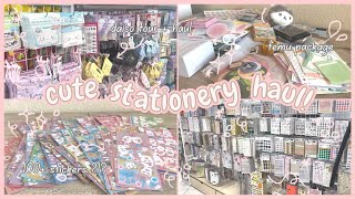 HUGE cute aesthetic stationery haul ? 100+ stickers | daiso shop with me, temu, five below