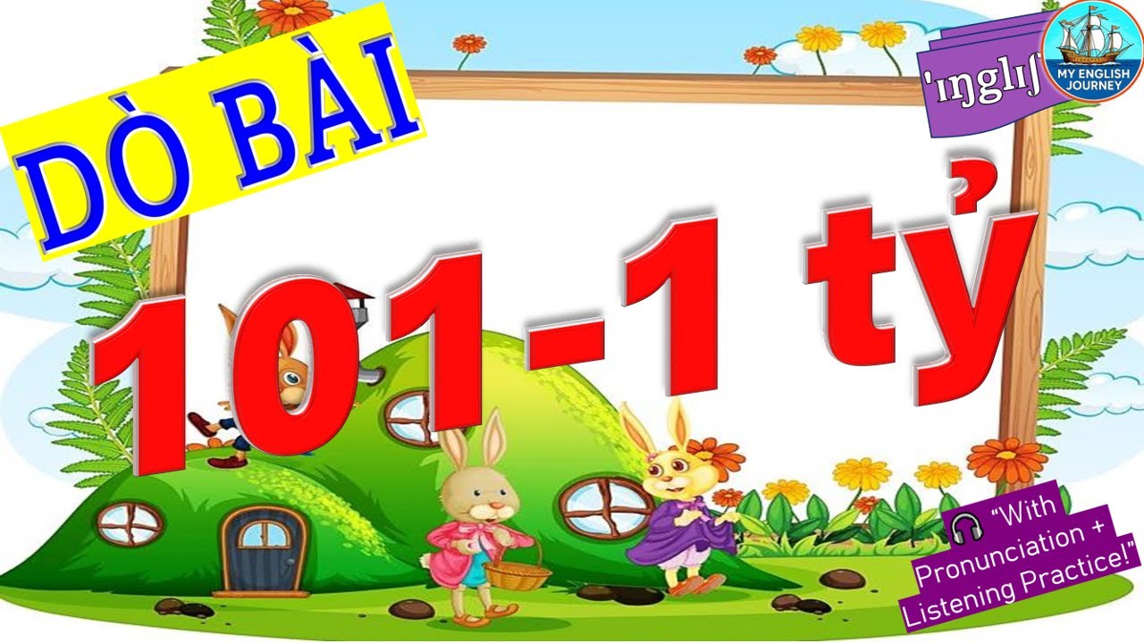 Dò Bài 🎧 IELTS LISTENING PRACTICE | Numbers 101–1Tỷ | Pronunciation + MP3 | Luyện Phản Xạ Mỗi Ngày