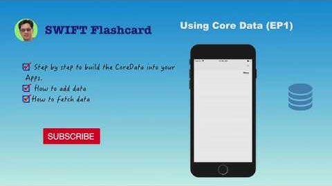 How to use CoreData with Add and Fetch function (EP1)