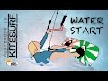 Comment faire un waterstart kitesurf  partie 2  cours de kitesurf  lab tv 