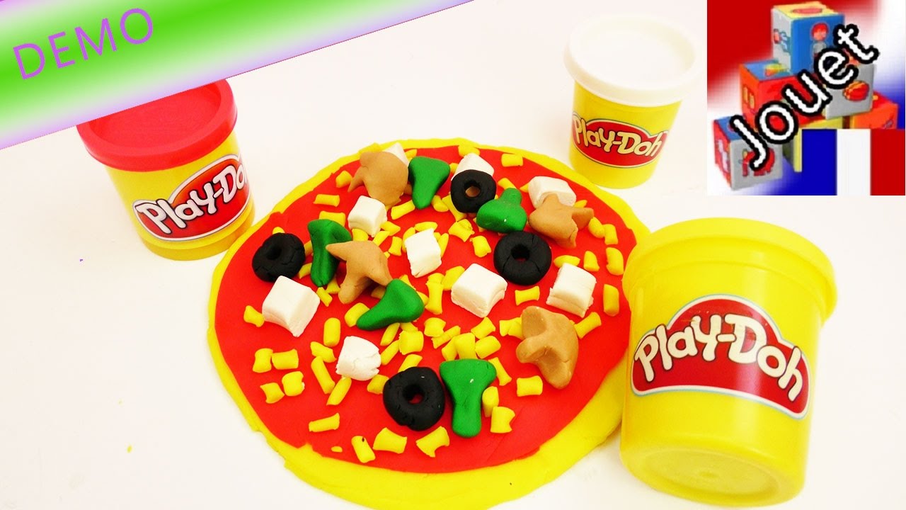 Gigantesque Pizza en pâte à modeler Play Doh