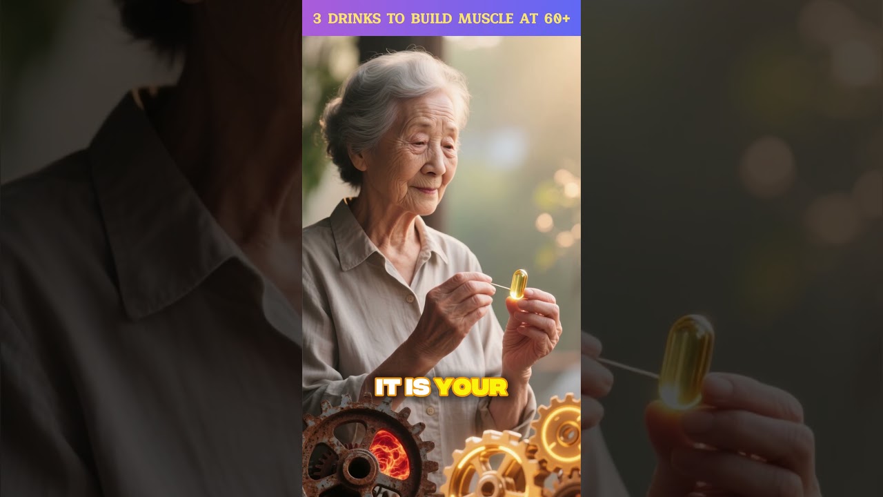 FORGET PILLS: 3 DRINKS TO BUILD MUSCLE AT 60+