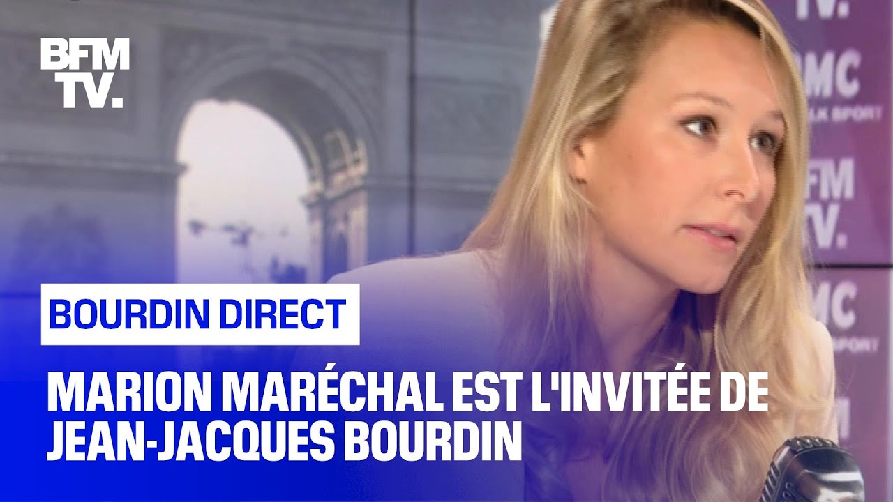 Marion Maréchal face à Jean-Jacques Bourdin en direct