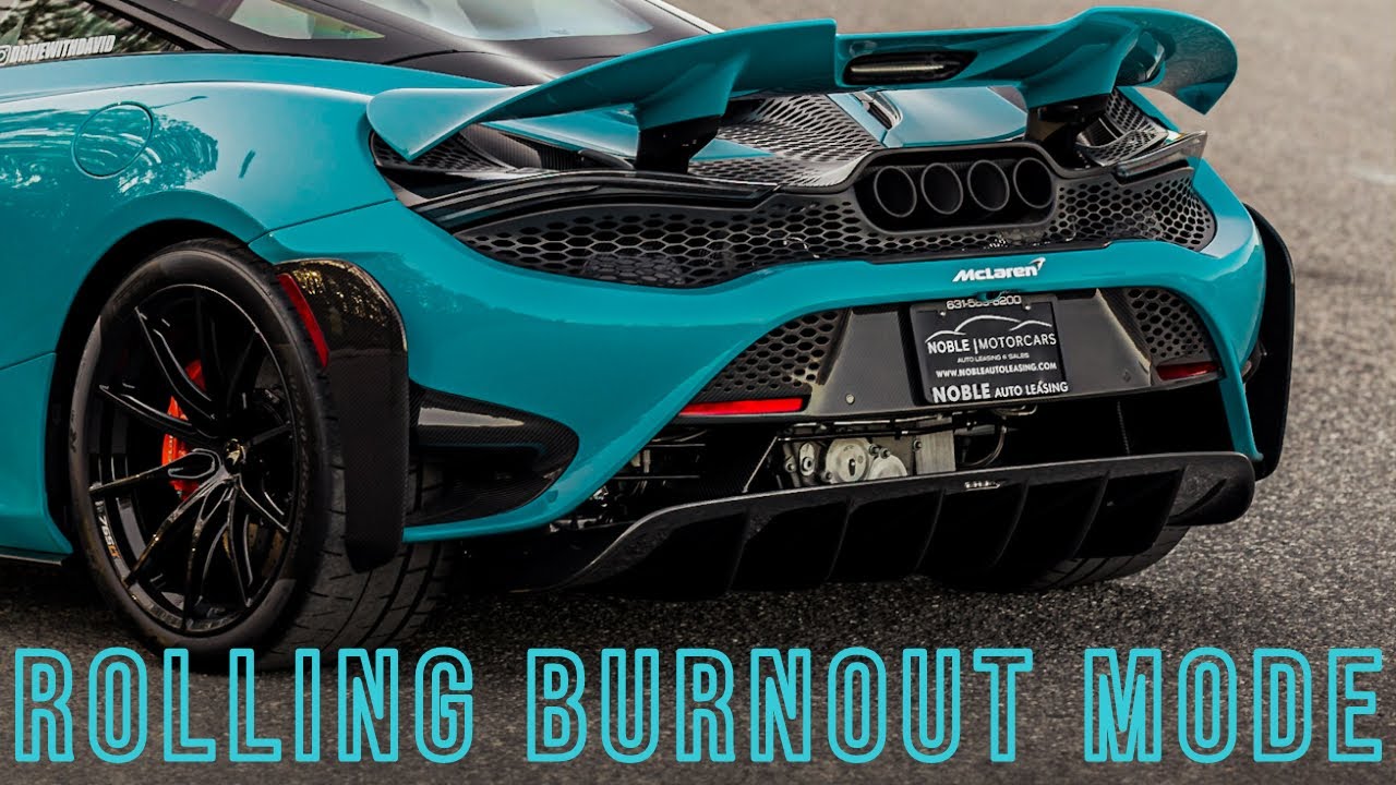 Mclaren 765LT: Rolling Burnout Mode Explained | WORKS ON ALL LT MODELS