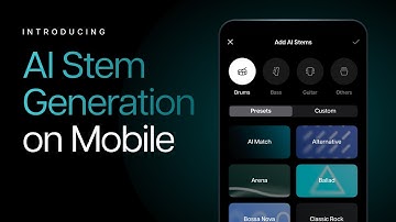 Introducing AI Stem Generation for Moises Mobile App