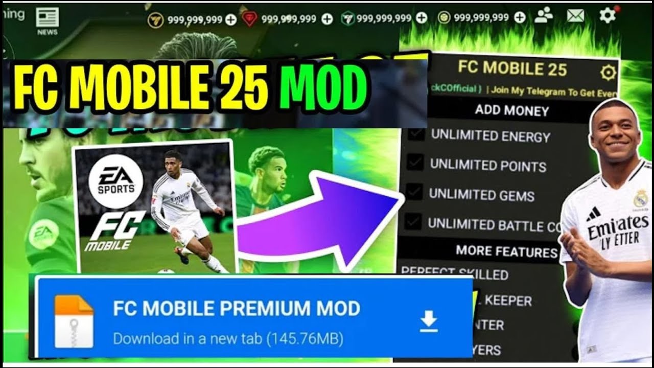 Update !! FC Mobile Apk Mod Menu v.23.1.05 2025 New
