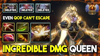 INCREDIBLE MELD DAMAGE QUEEN Templar Assassin Full of Physical Build Even QOP Can't Escape DOtA 2