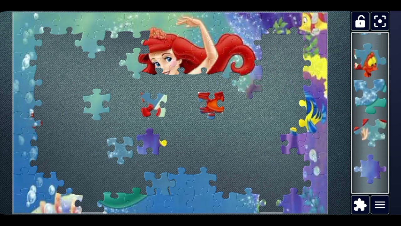 Ariel and Friends Under the Sea ⛵🌊🌞//Cartoon jigsaw puzzle 🧩 