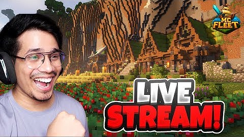 🛑 Playing in MC Fleet Server Minecraft 🔥#mcfleet @GamerFleet @SrishtiPlayz