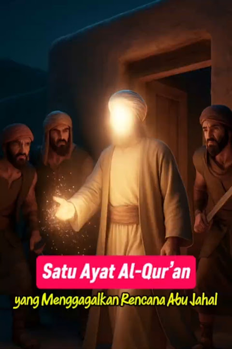 Satu Ayat Al-Qur’an yang Menggagalkan Rencana Abu Jahal #islamicshorts #ilustrasi