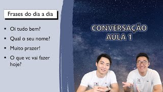 AULA 1 EXPRESS | FRASES DO DIA A DIA | CONVERSAÇÃO | COREANOS MIB screenshot 4