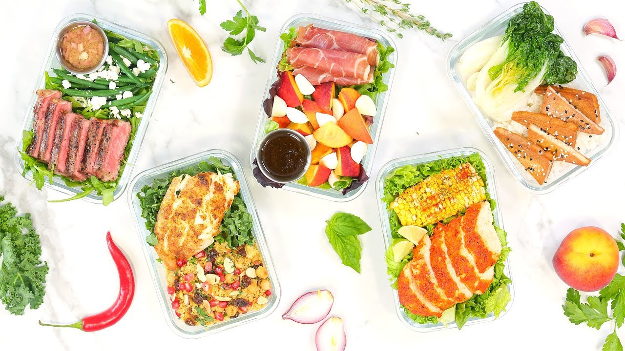 Week 5 | 5 Healthy Back-To-School Meal Prep Boxes! | The Domestic Geek